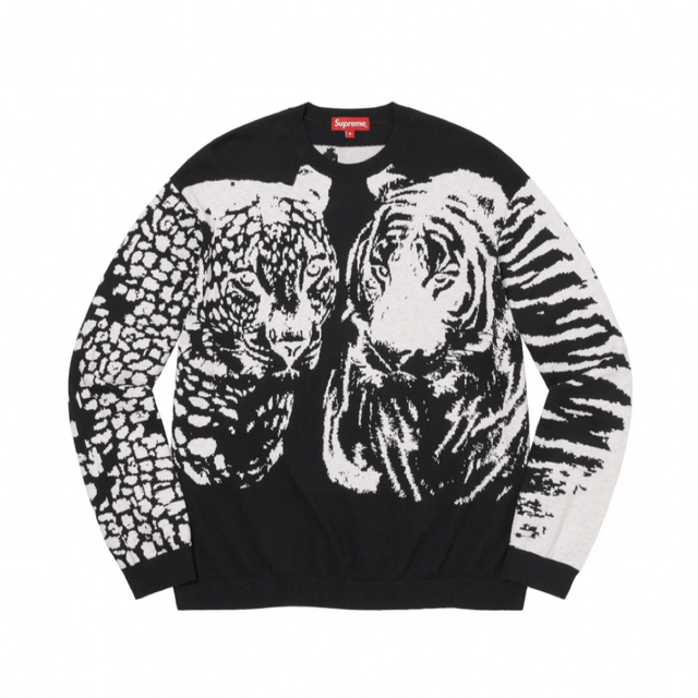 Supreme(シュプリーム)のSupreme Big Cats Jacquard L/S Top メンズのトップス(ニット/セーター)の商品写真