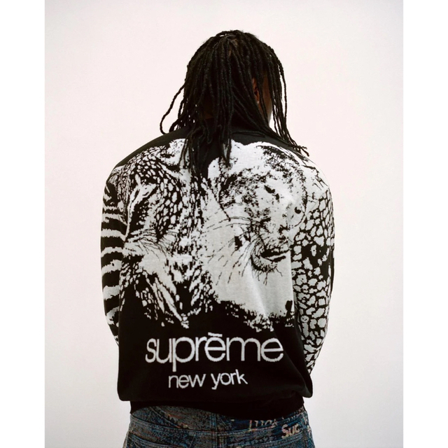 Supreme(シュプリーム)のSupreme Big Cats Jacquard L/S Top メンズのトップス(ニット/セーター)の商品写真