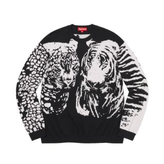 シュプリーム(Supreme)のSupreme Big Cats Jacquard L/S Top(ニット/セーター)