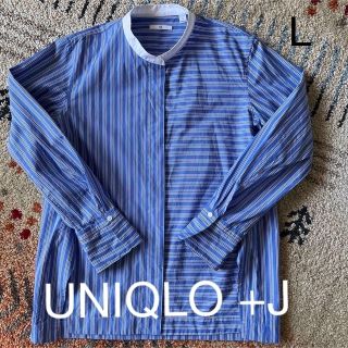 ユニクロ(UNIQLO)のUNIQLO +J ストライプシャツ(シャツ/ブラウス(長袖/七分))