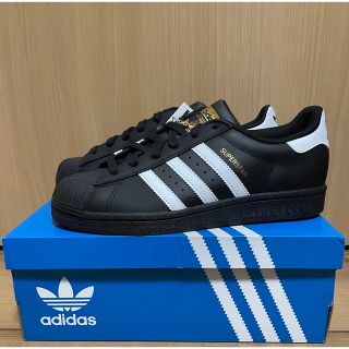 【新品未使用】Adidas スーパースター コアブラック 24.5cm