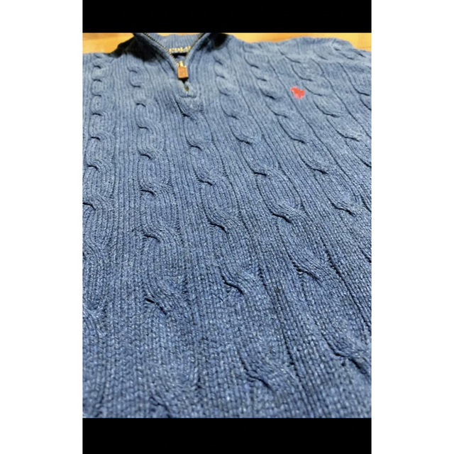 Ralph Lauren(ラルフローレン)の【最高級 シルク100%】 ラルフローレン ハーフジップ ニット NO 1069 メンズのトップス(ニット/セーター)の商品写真