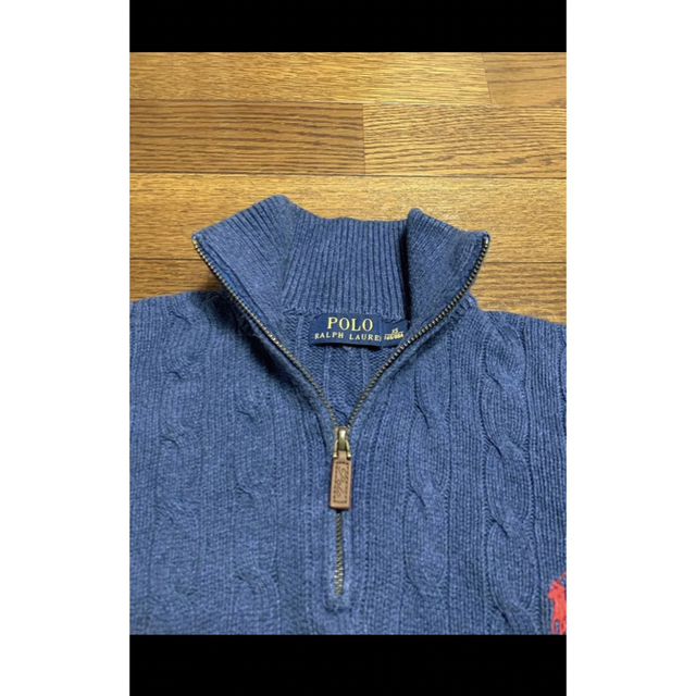 Ralph Lauren(ラルフローレン)の【最高級 シルク100%】 ラルフローレン ハーフジップ ニット NO 1069 メンズのトップス(ニット/セーター)の商品写真