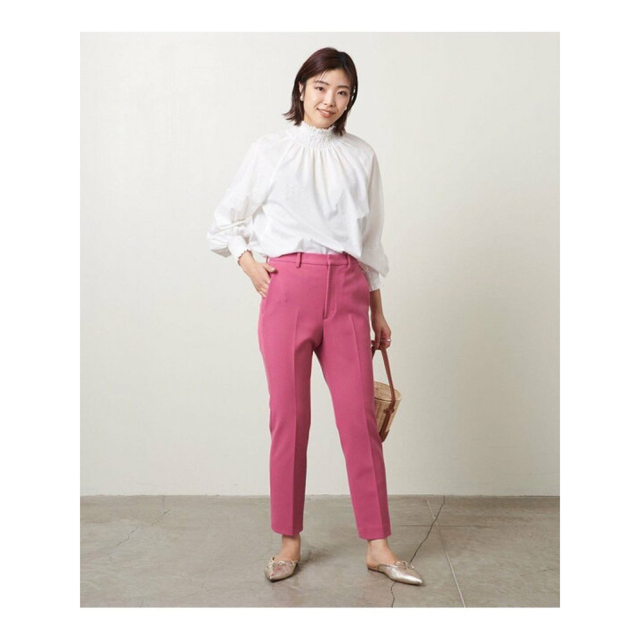 UNITED ARROWS - <UNITED ARROWS>P/R/PU スリム ストレートパンツ の