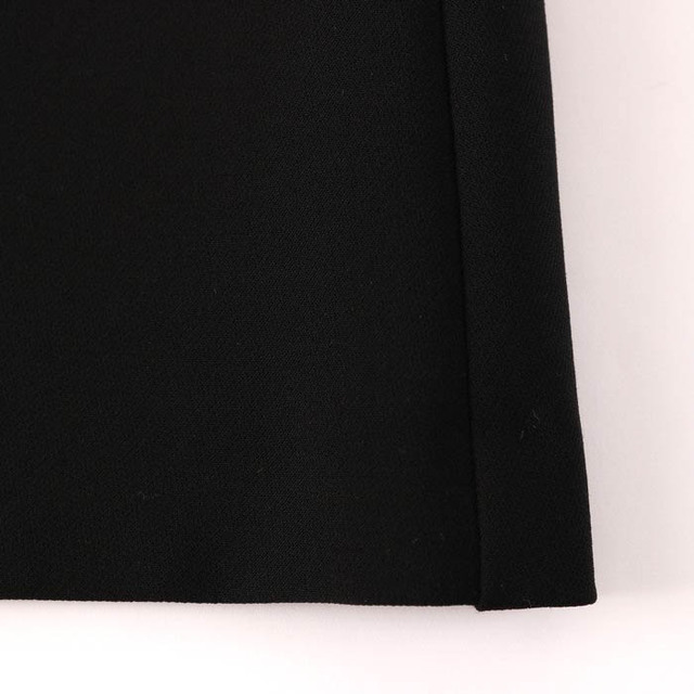 Max & Co.(マックスアンドコー)のマックスアンドコー フレアスカート プリーツ ひざ丈 無地 シンプル イタリア製 ストレッチ レディース 40サイズ ブラック MAX&CO レディースのスカート(その他)の商品写真