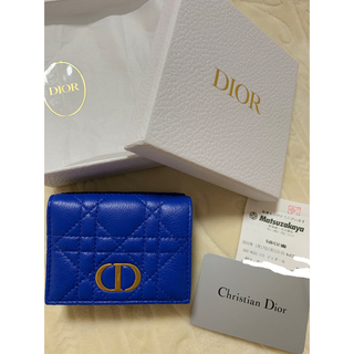クリスチャンディオール(Christian Dior)のDIOR caro 三つ折り財布(コインケース/小銭入れ)