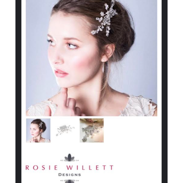 Rosie Willet Designs ウェディングヘッドドレス
