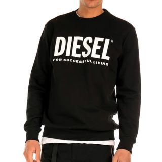 ディーゼル(DIESEL)のDIESEL スウェット L S-GIR-DIVISION-LOGO ブラック(スウェット)