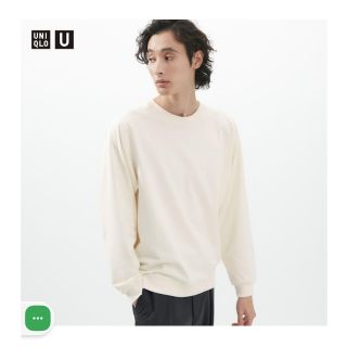 ユニクロ(UNIQLO)のライトウエイトスウェットシャツ　Ｌサイズ(Tシャツ/カットソー(七分/長袖))