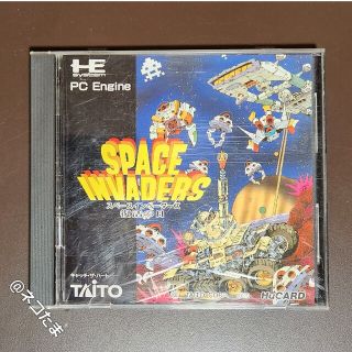 タイトー(TAITO)の【当時品】スペースインベーダー 復活の日　PCエンジン Huカードソフト(家庭用ゲームソフト)