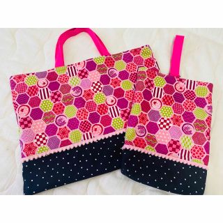 ✨お値下げ中✨⭐︎ハンドメイド⭐︎   レッスンバック　& 上靴入れ　セット(その他)