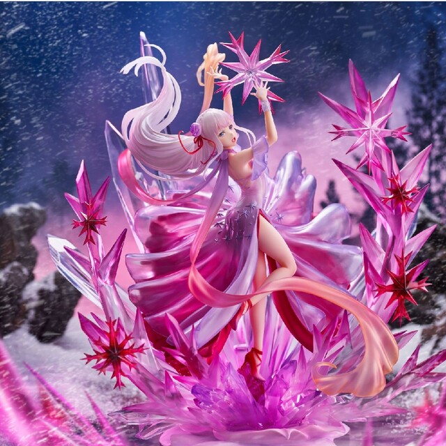 氷結のエミリア Crystal Dress Ver 渋谷スクランブルフィギュア