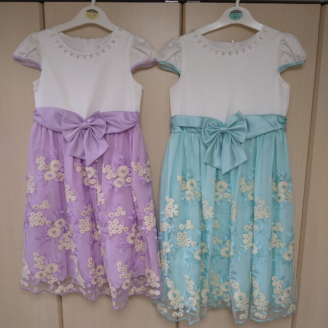 motherways(マザウェイズ)のマザウェイズ　ドレス　130 140 キッズ/ベビー/マタニティのキッズ服女の子用(90cm~)(ドレス/フォーマル)の商品写真