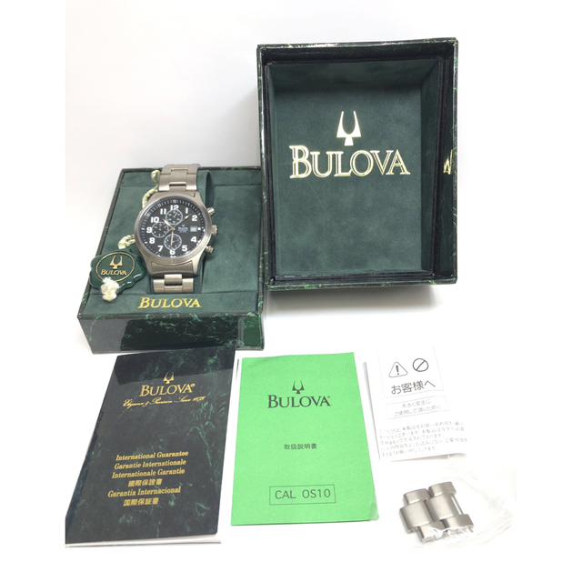 ブローバ BULOVA クォーツ クロノグラフ BVM005　稼動品