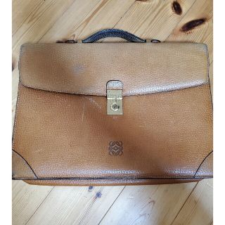 ロエベ(LOEWE)のLOEWE　ロエベ　ビジネスバッグ　レザー　キャメル(ビジネスバッグ)