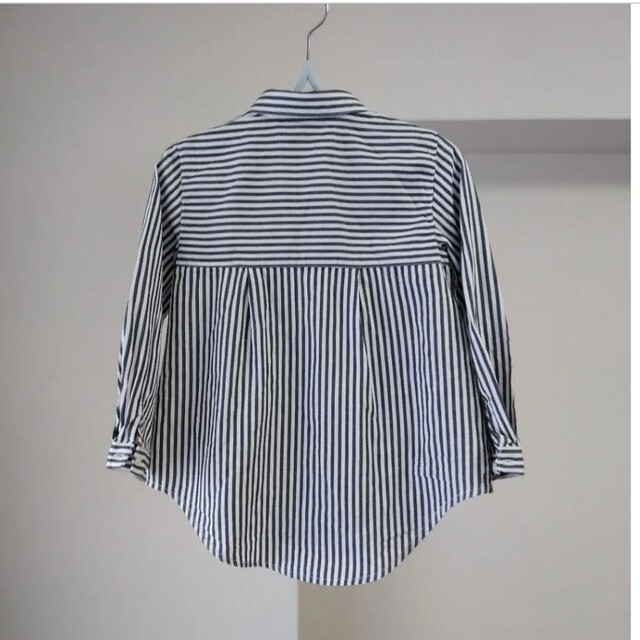 ZARA(ザラ)のZARA ストライプシャツ　110 ザラ　ZARA GIRLS ザラキッズ キッズ/ベビー/マタニティのキッズ服女の子用(90cm~)(ブラウス)の商品写真