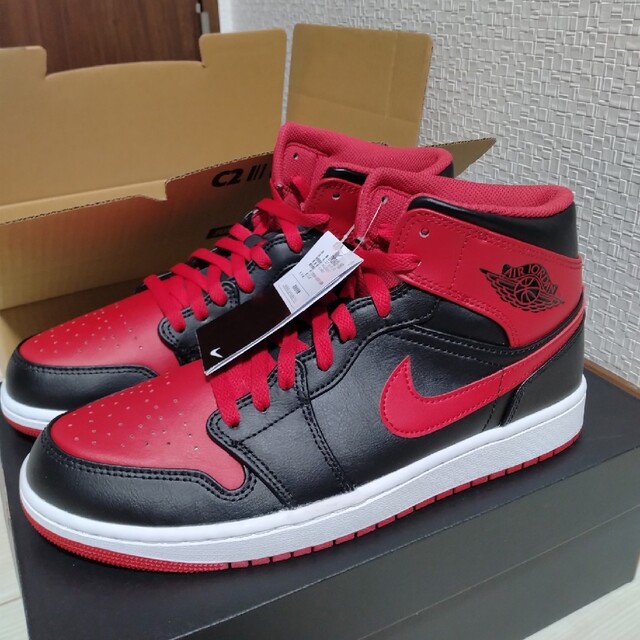 Nike Air Jordan 1 Mid "Bred Toe"　28センチ