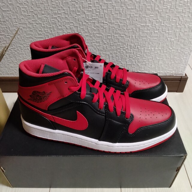 Nike Air Jordan 1 Mid "Bred Toe"　28センチ