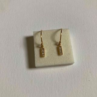 ココシュニック(COCOSHNIK)のココシュニック K18 ダイヤモンドピアス(ピアス)