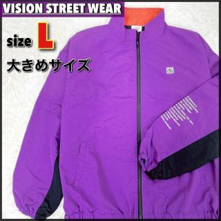 ヴィジョン ストリート ウェア(VISION STREET WEAR)の0478【良品】ヴィジョンストリートウェア◆VISION◆ナイロンジャケット◆L(ナイロンジャケット)