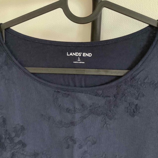 LANDS’END(ランズエンド)のランズエンド　カットソー　Ｌサイズ レディースのトップス(カットソー(半袖/袖なし))の商品写真