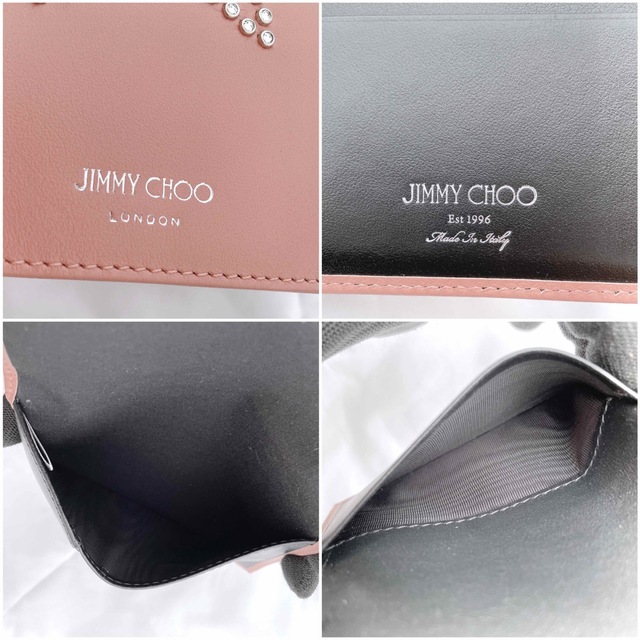 JIMMY CHOO(ジミーチュウ)のjimmy choo ジミーチュウ　パスポートケース　カードケース　星クリスタル レディースのファッション小物(パスケース/IDカードホルダー)の商品写真