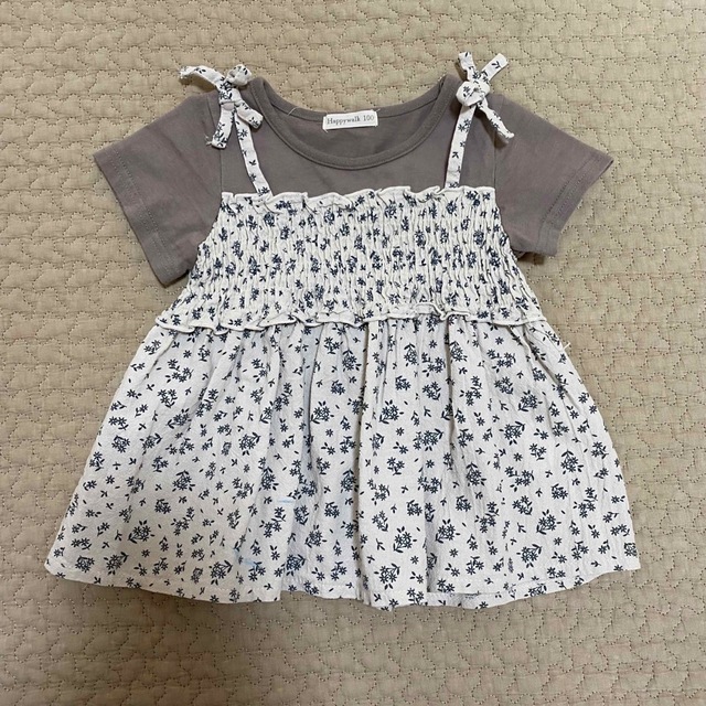 しまむら(シマムラ)のベビー キッズ 半袖 90 100  キッズ/ベビー/マタニティのキッズ服女の子用(90cm~)(Tシャツ/カットソー)の商品写真