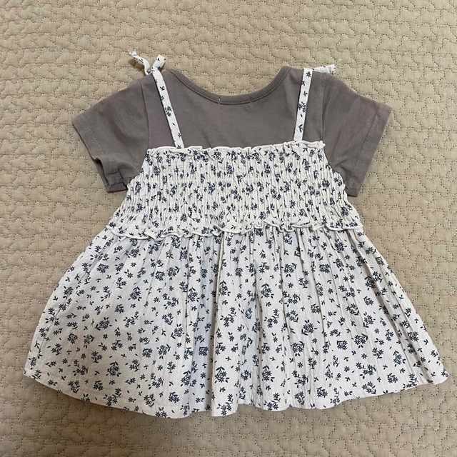 しまむら(シマムラ)のベビー キッズ 半袖 90 100  キッズ/ベビー/マタニティのキッズ服女の子用(90cm~)(Tシャツ/カットソー)の商品写真