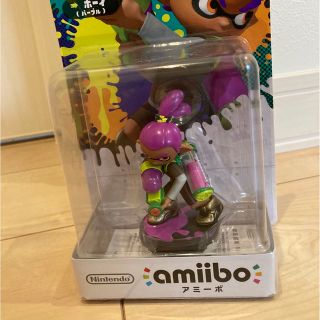 ニンテンドウ(任天堂)の未開封　スプラトゥーン amiibo アミーボ パープル(ゲームキャラクター)