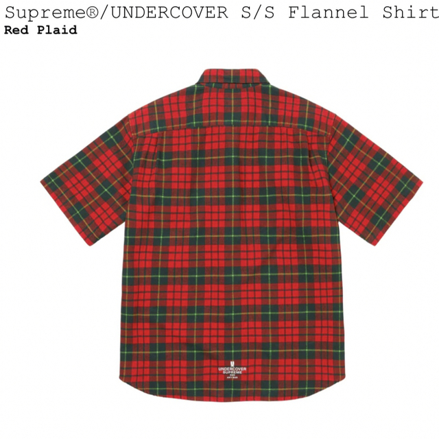 UNDERCOVER(アンダーカバー)のS Supreme UNDERCOVER S/S Flannel Shirt メンズのトップス(シャツ)の商品写真