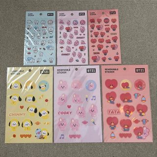 ビーティーイシビル(BT21)のBT21 シール(キャラクターグッズ)