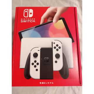 ニンテンドースイッチ(Nintendo Switch)の【最終値下げ】スイッチ本体 有機EL ホワイト  新品未開封(家庭用ゲーム機本体)