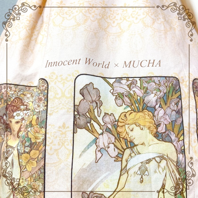 Innocent World(イノセントワールド)のinnocent world × MUCHA レディースのワンピース(ひざ丈ワンピース)の商品写真