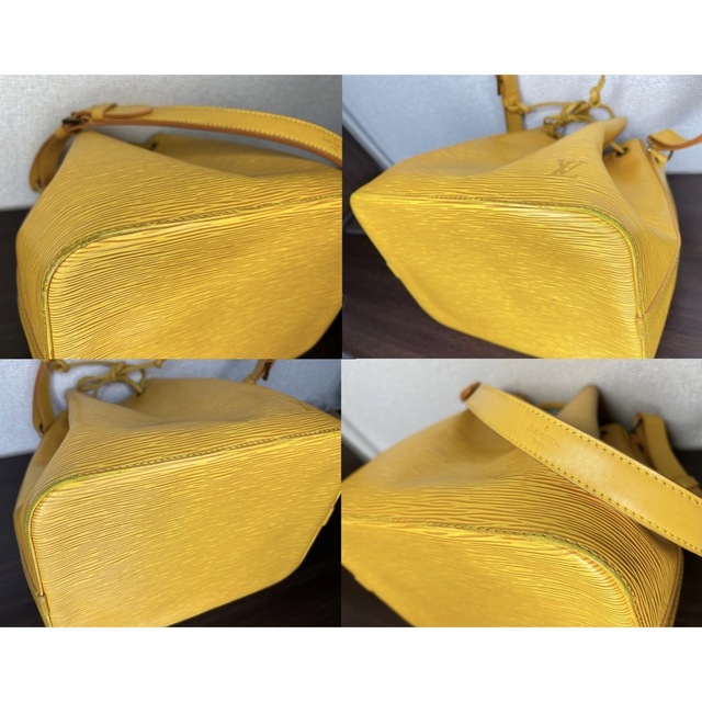 □保存袋付□LOUIS VUITTON ルイヴィトン エピ レザー 巾着バッグ