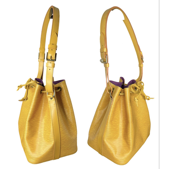□保存袋付□LOUIS VUITTON ルイヴィトン エピ レザー 巾着バッグ