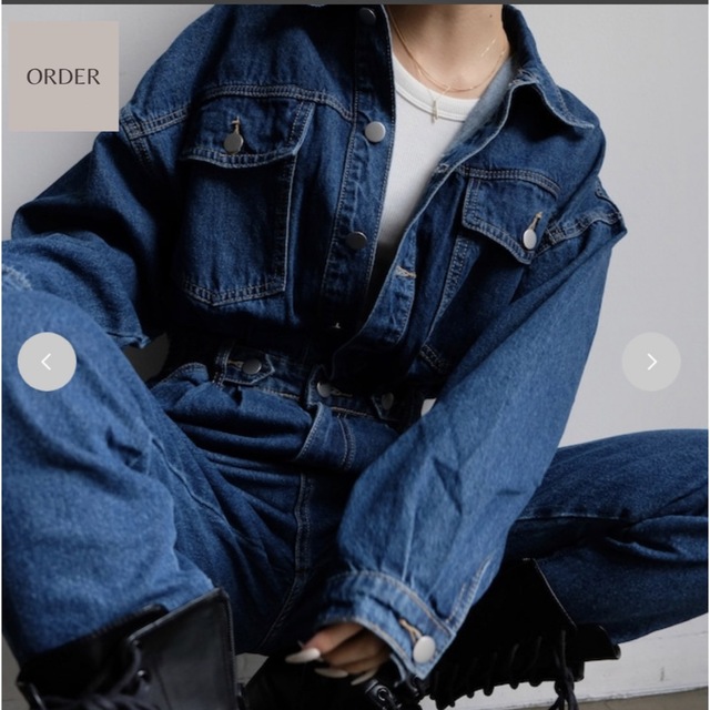 felimFelim  LG DENIM JUMPSUITS / BLU