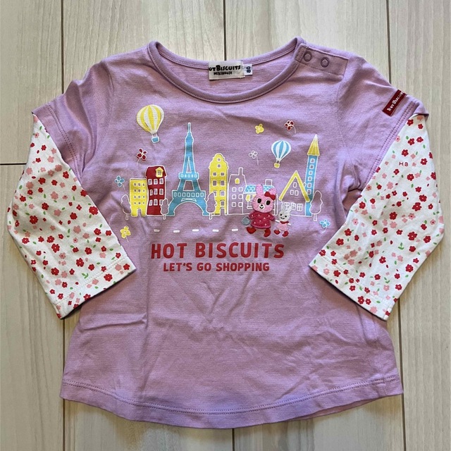 HOT BISCUITS(ホットビスケッツ)のグデママ様専用　二日間限定‼️ホットビスケッツ Tシャツ キッズ/ベビー/マタニティのベビー服(~85cm)(Ｔシャツ)の商品写真