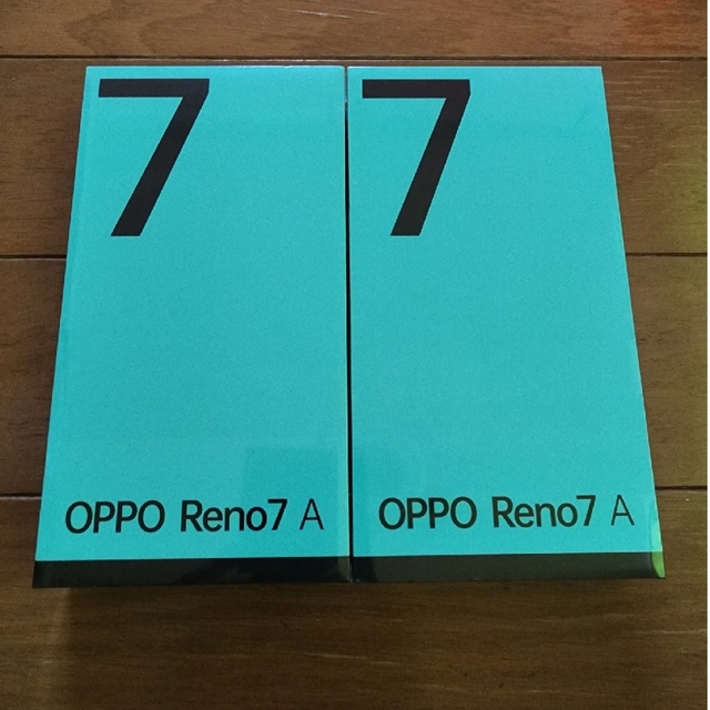 2台セット　OPPO Reno 7A　128GB　ドリームブルー