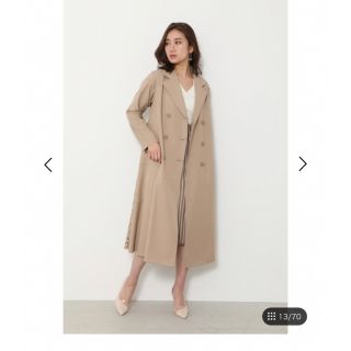 リエンダ(rienda)のBig collar back lace trench CT(トレンチコート)