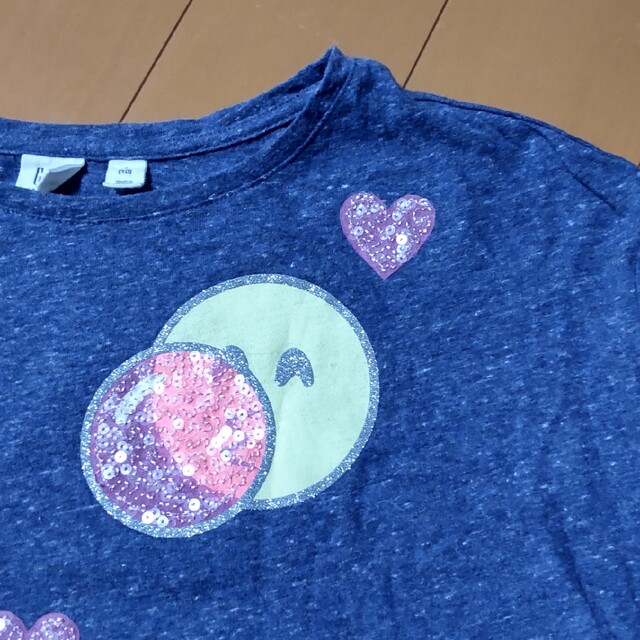 GAP(ギャップ)の【GAP】 フレンチスリーブカットソー　140 キッズ/ベビー/マタニティのキッズ服女の子用(90cm~)(Tシャツ/カットソー)の商品写真