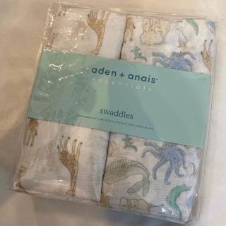 エイデンアンドアネイ(aden+anais)の新品未使用　aden +anais おくるみ1枚(おくるみ/ブランケット)