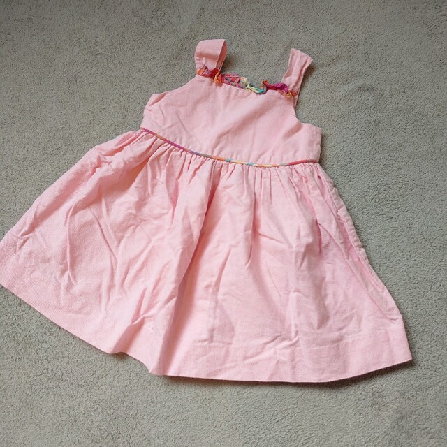 Ralph Lauren(ラルフローレン)のラルフローレン キャミソール ワンピース ピンク／80cm キッズ/ベビー/マタニティのベビー服(~85cm)(ワンピース)の商品写真