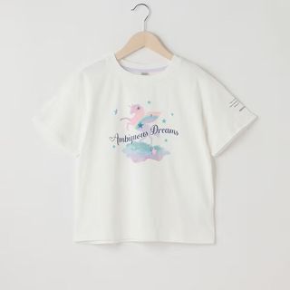 メゾピアノジュニア(mezzo piano junior)のメゾピアノ新品新作タグ付きユートピア半袖Tシャツ160(Tシャツ/カットソー)