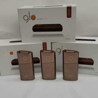 グロー(glo)の人気色ブラウン！ 新品未使用 3台セット glo グローシリーズ2 mini(タバコグッズ)