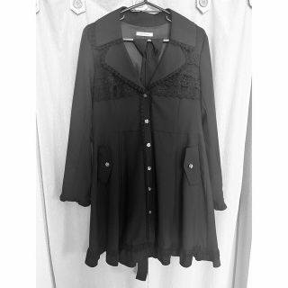 アクシーズファム(axes femme)の【美品】axes femme 2way ワンピース　コート(ひざ丈ワンピース)