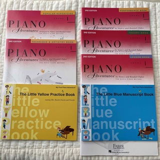 [英語版]ピアノ・アドベンチャー　Piano Adventures  7冊セット(楽譜)