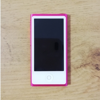 アイポッド(iPod)のiPod nano 16GB ピンク 第7世代(ポータブルプレーヤー)