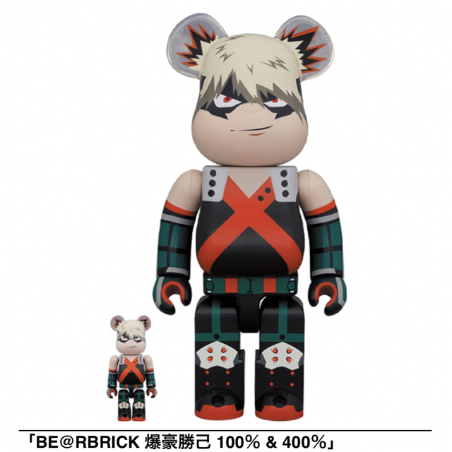 BE@RBRICK 爆豪勝己 轟焦凍 麗日お茶子 100％ & 400％