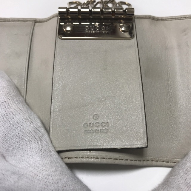 GUCCI キーケースGGキャンバスインターロッキング 6連キーケース 美品