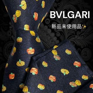 BVLGARI - 【世界最高峰ネクタイ✨️新品✨】BVLGARI ダークネイビー